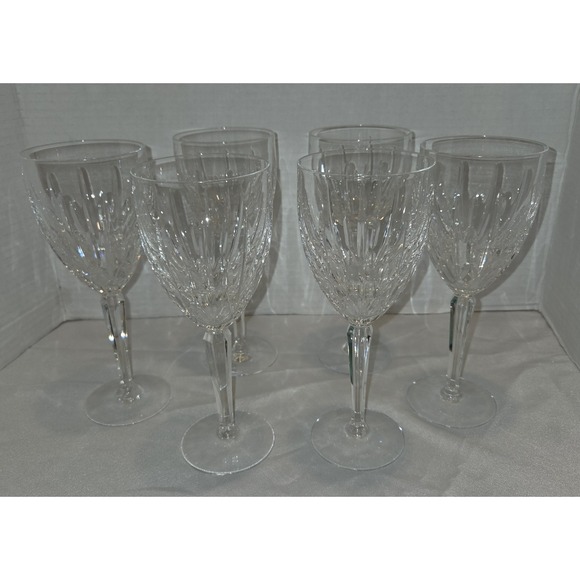 Lenox Other - Lenox Clarity Crystal Wine Goblets – 7"/ 7 oz – Signed – Discontinued – Set of 6